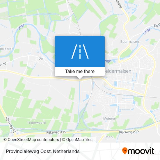 Provincialeweg Oost map