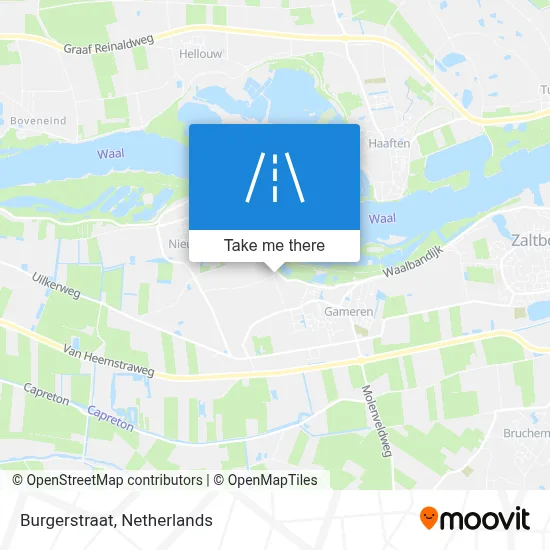 Burgerstraat map