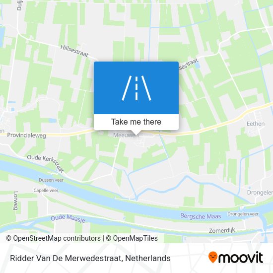 Ridder Van De Merwedestraat map