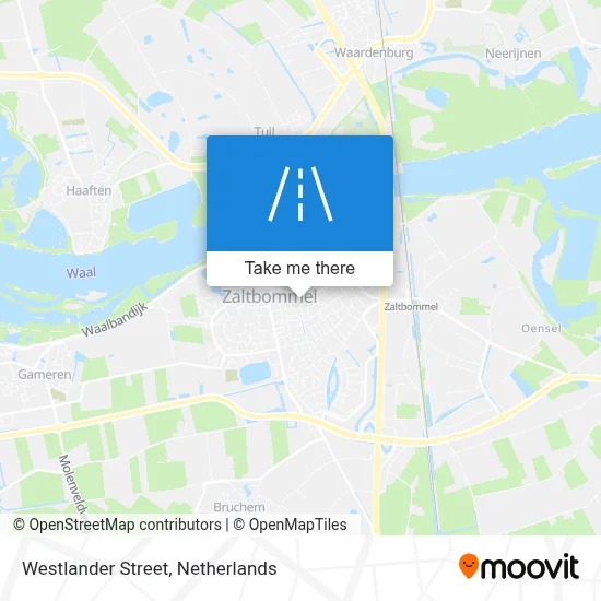 Westlanderstraat map