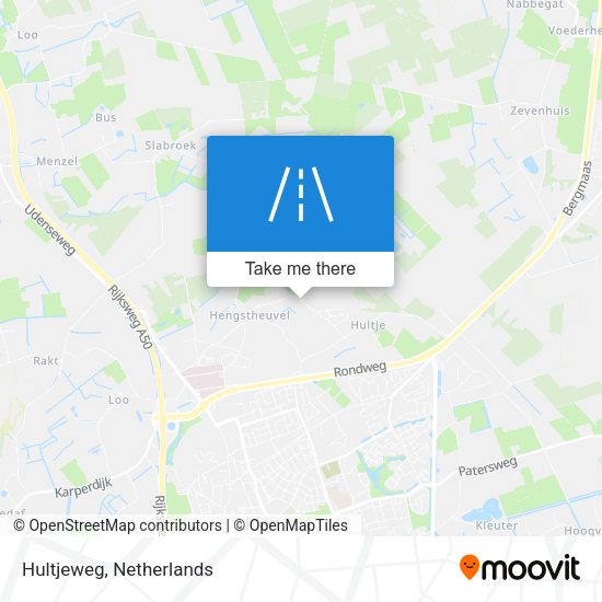 Hultjeweg map