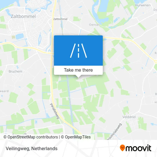 Veilingweg map