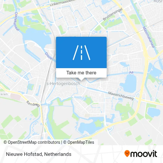 Nieuwe Hofstad map