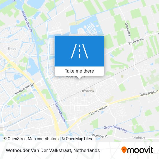 Wethouder Van Der Valkstraat map