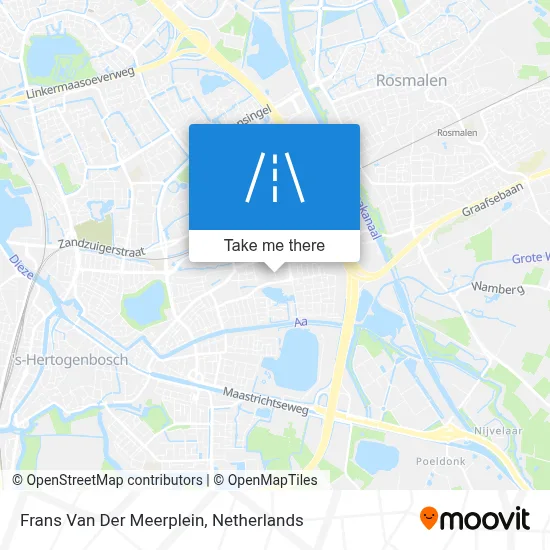 Frans Van Der Meerplein map