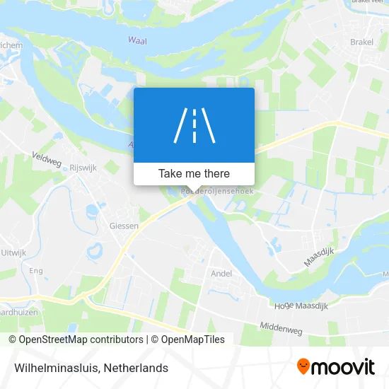 Wilhelminasluis map