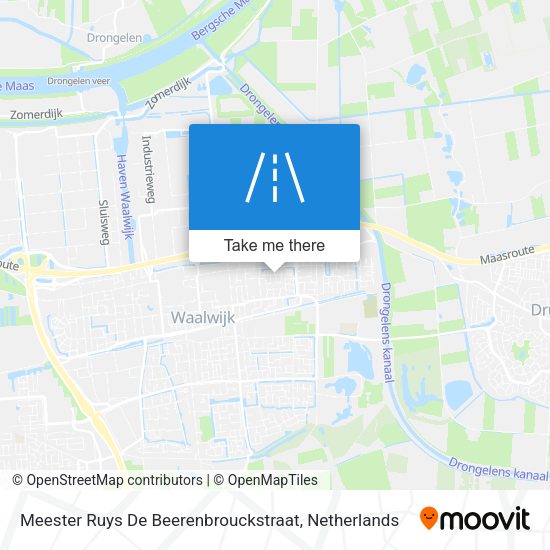 Meester Ruys De Beerenbrouckstraat map