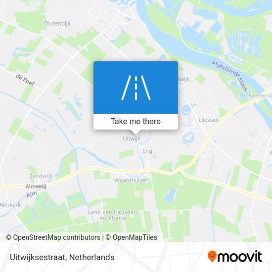 Uitwijksestraat map