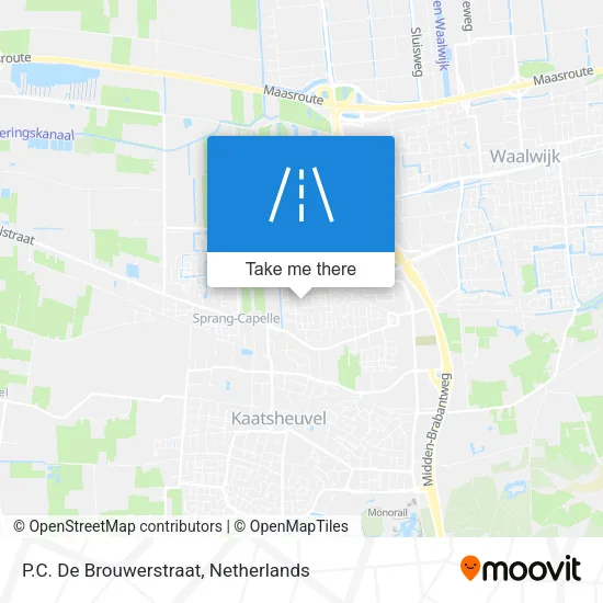 P.C. De Brouwerstraat map