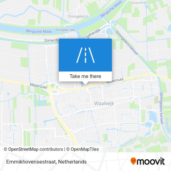 Emmikhovensestraat map