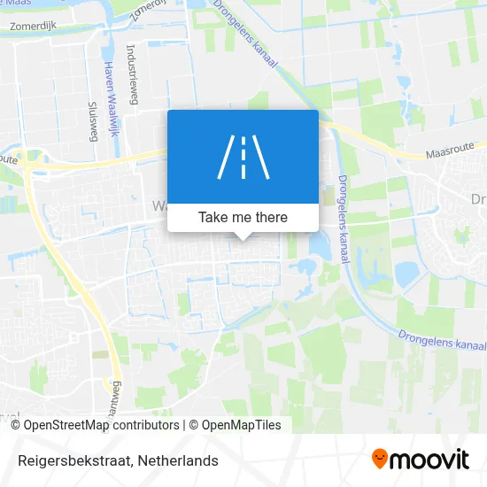 Reigersbekstraat map