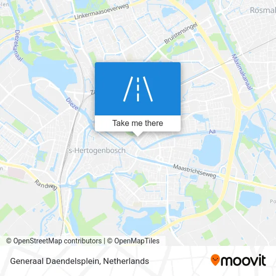 Generaal Daendelsplein Karte