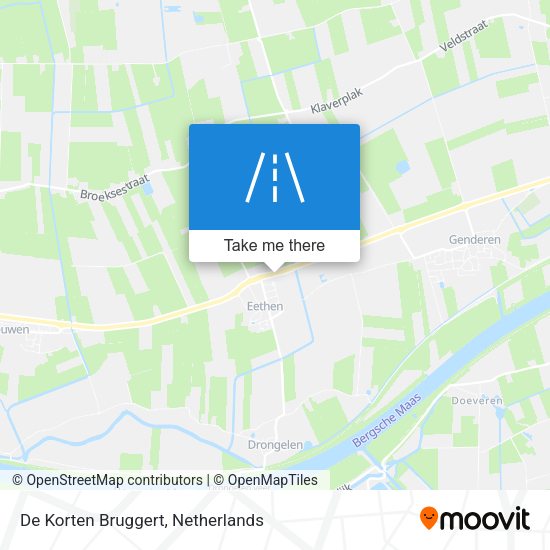De Korten Bruggert map