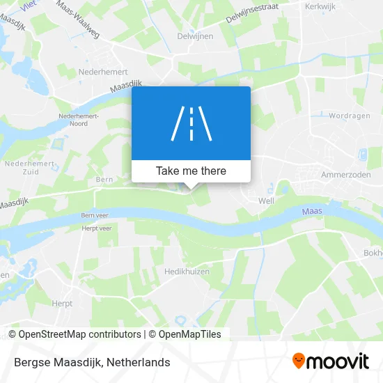 Bergse Maasdijk map