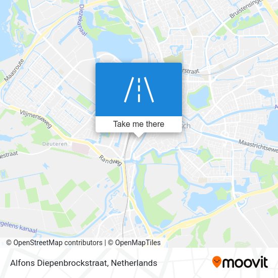 Alfons Diepenbrockstraat map