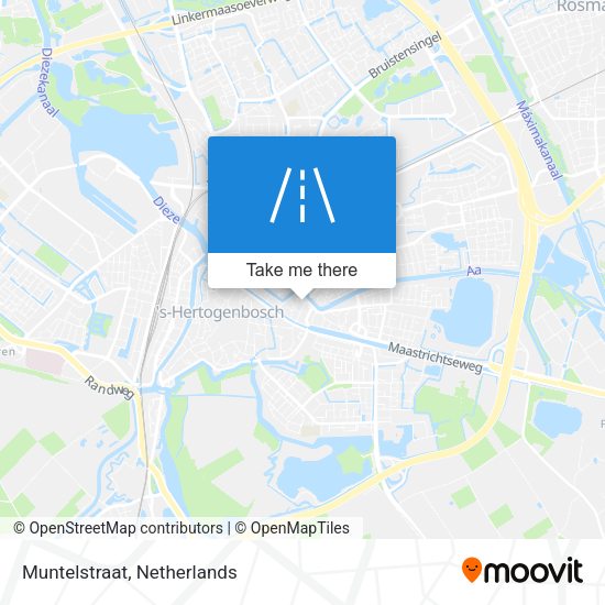 Muntelstraat map