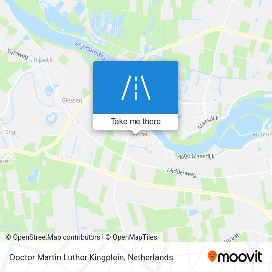 Doctor Martin Luther Kingplein map
