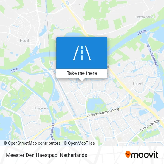 Meester Den Haestpad map