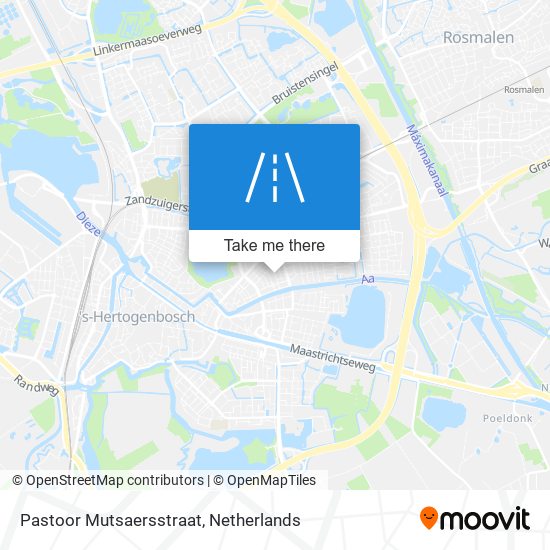 Pastoor Mutsaersstraat map