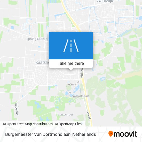 Burgemeester Van Dortmondlaan map