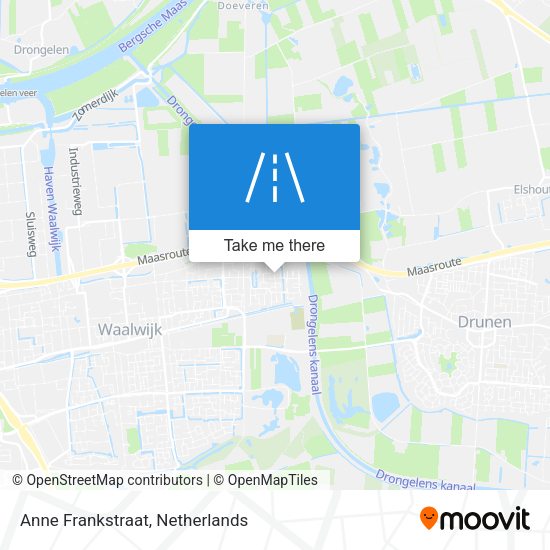 Anne Frankstraat map