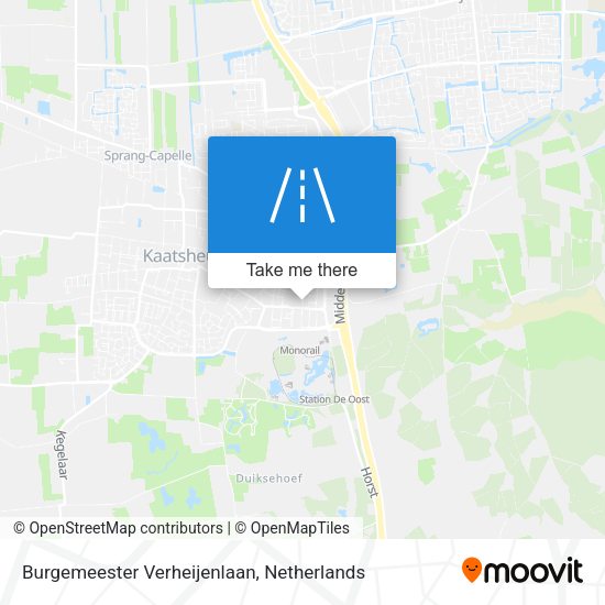 Burgemeester Verheijenlaan map