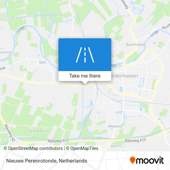 Nieuwe Perenrotonde map