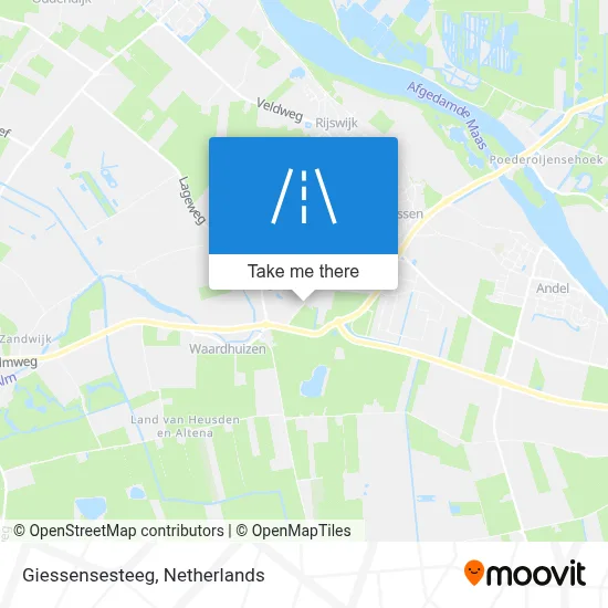 Giessensesteeg map