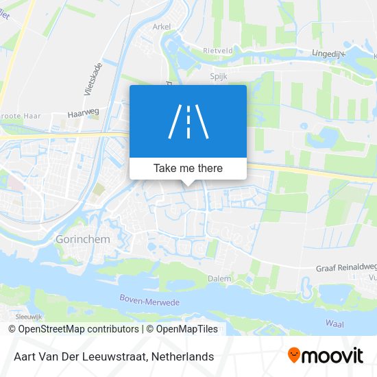 Aart Van Der Leeuwstraat map
