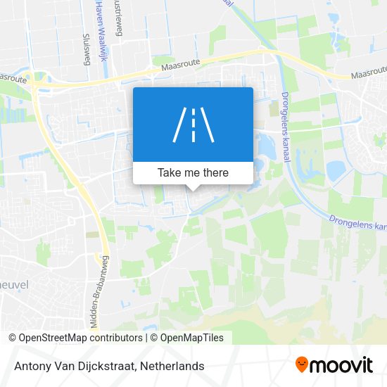 Antony Van Dijckstraat map