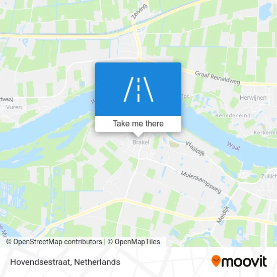Hovendsestraat map