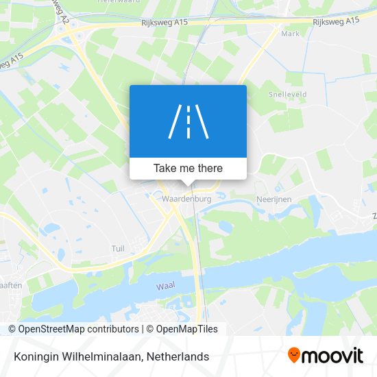 Koningin Wilhelminalaan map