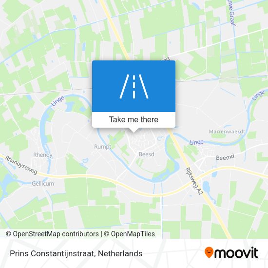 Prins Constantijnstraat map