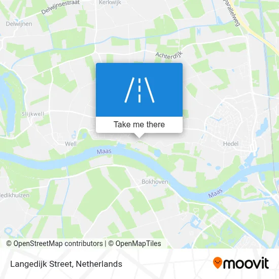 Langedijkstraat map