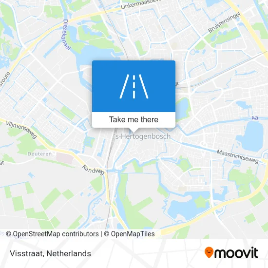 Visstraat map
