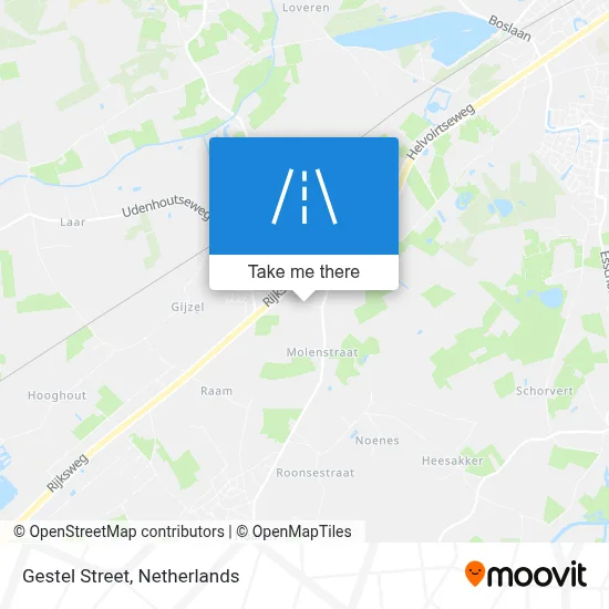 Gestelstraat map