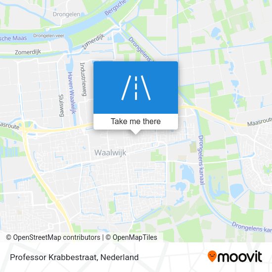 Professor Krabbestraat map