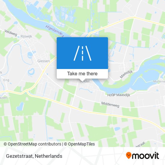 Gezetstraat map