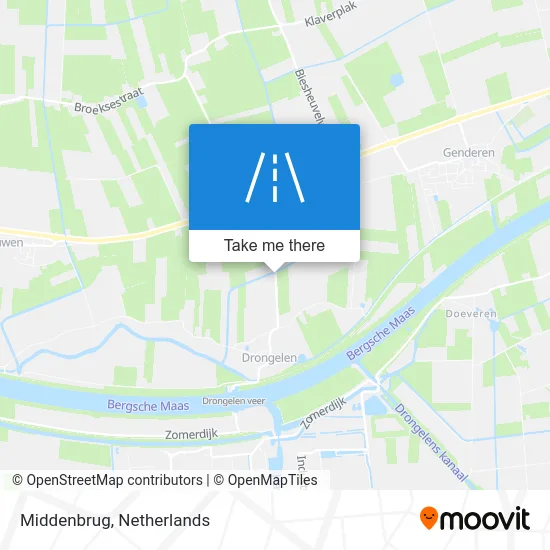 Middenbrug map