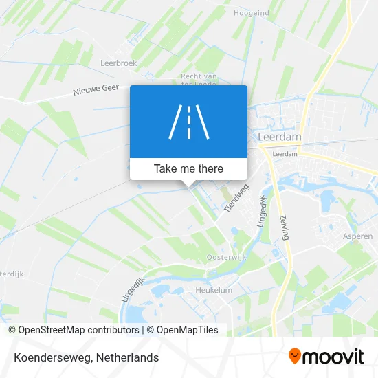 Koenderseweg map