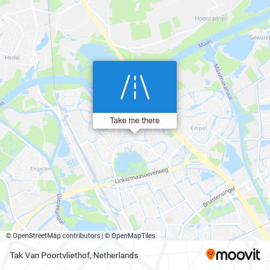 Tak Van Poortvliethof map