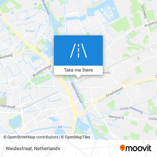 Weidestraat map