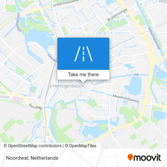 Noordwal map