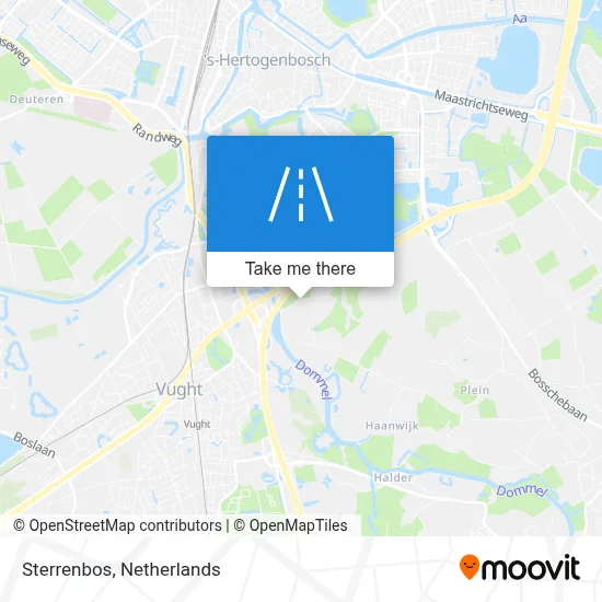 Sterrenbos map