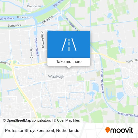 Professor Struyckenstraat map