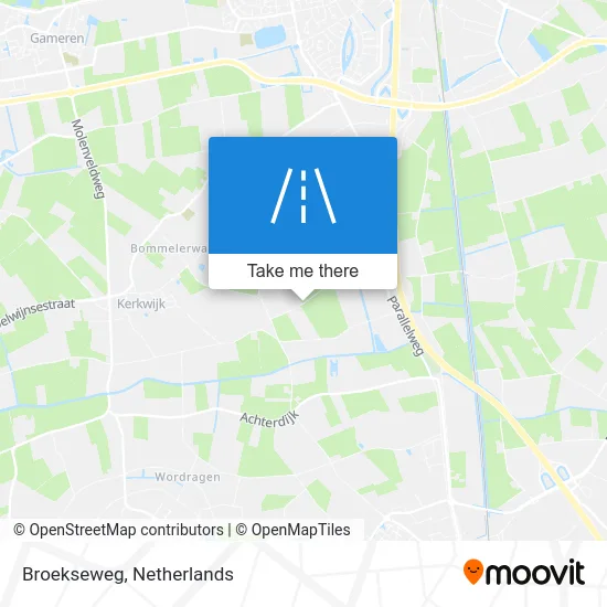 Broekseweg map