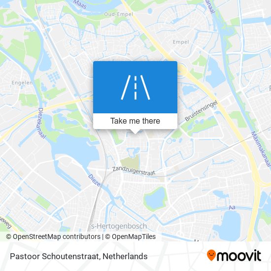 Pastoor Schoutenstraat map