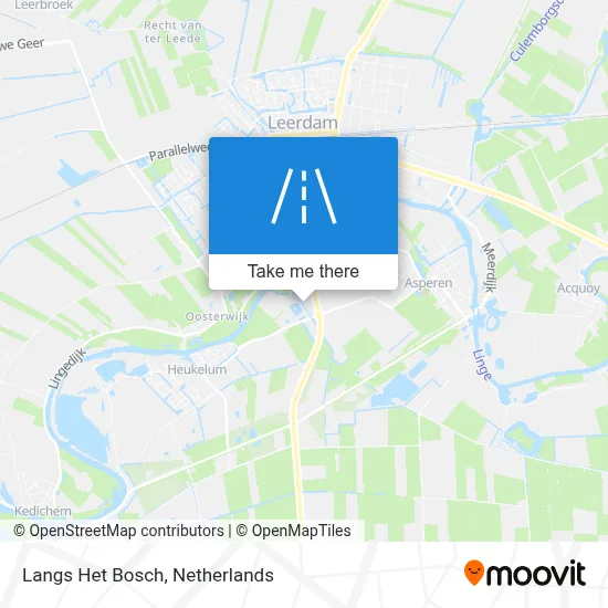Langs Het Bosch map