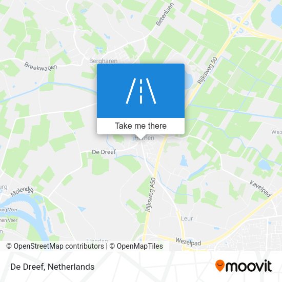 De Dreef map