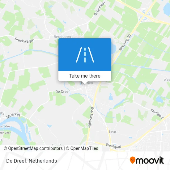 De Dreef map